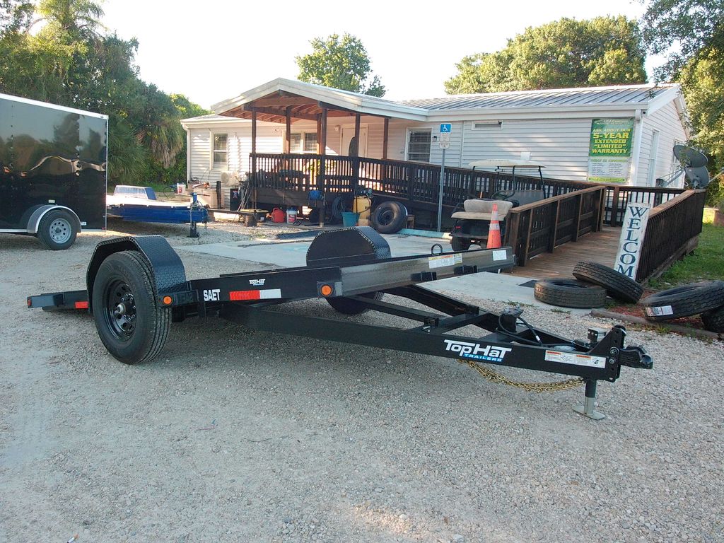 New 2026 Top Hat 7 x 12 Gravity Tilt Trailer 7,000 lb GVWR at Trailer Tails LLC