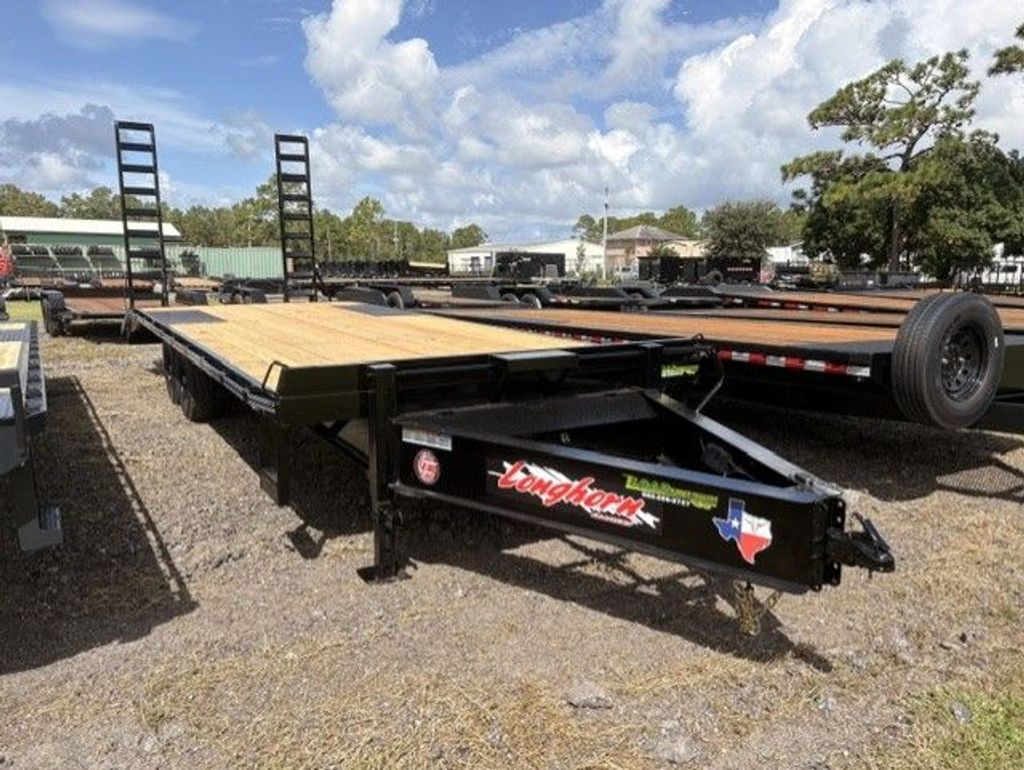 New 2027 East Texas Longhorn 8.5 x 24 Flatbed Trailer 14,000 lb GVWR at Trailer Tails LLC