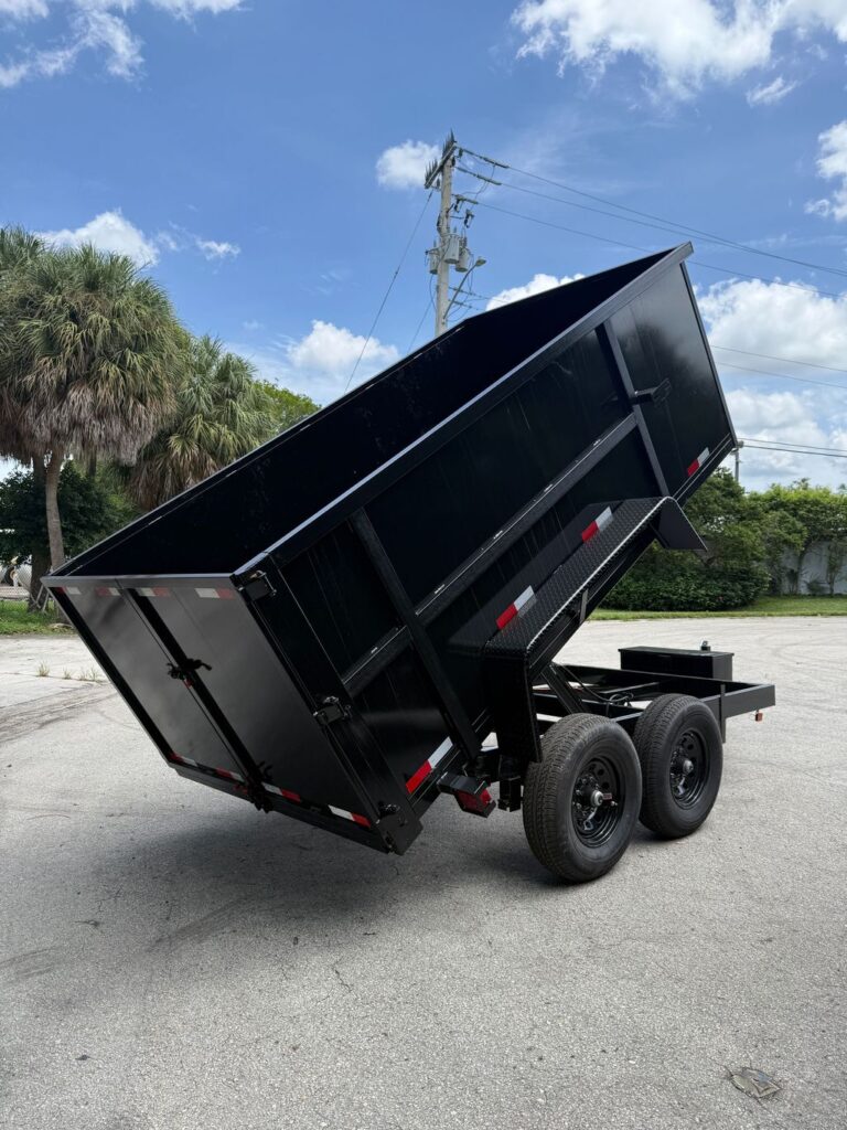 New 2026 Taylor 6 x 12 High Side Dump Trailer 12,000 lb GVWR at Trailer Tails LLC