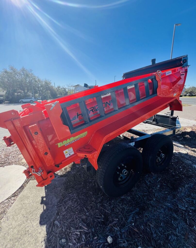 New 2025 Horizon 5 x 10 Low Side Dump 10k Trailer at Trailer Tails LLC