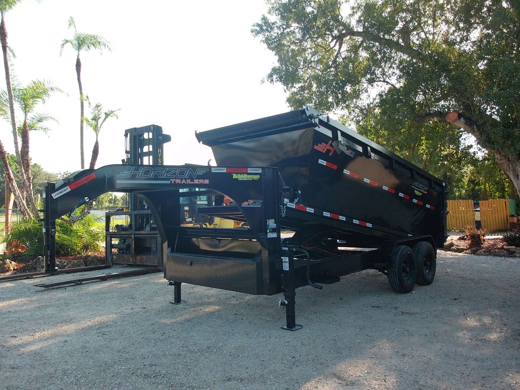 New 2027 Horizon 7 x 16 Gooseneck Roll Off Frame Trailer 17,900 lb GVWR at Trailer Tails LLC