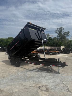 New 2026 Panther Cargo 7 x 14 High Side Dump Trailer 14,000 lb GVWR at Trailer Tails LLC