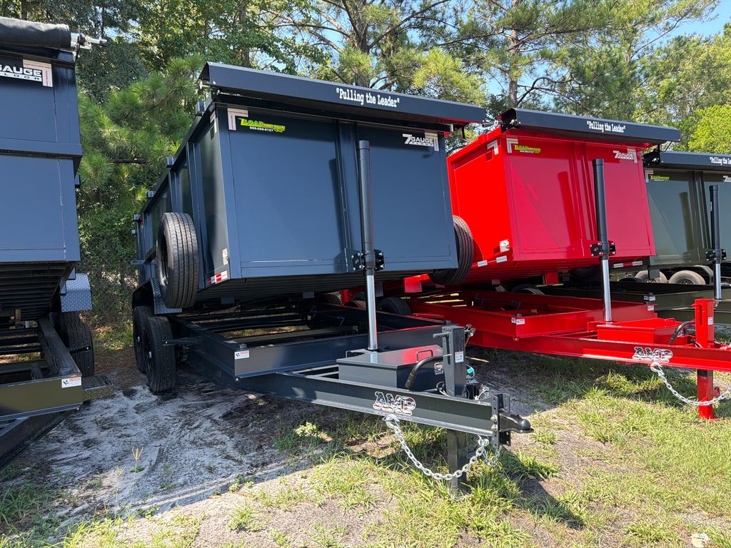 New 2026 AMP 7 x 14 High Side Dump Trailer 14,000 lb GVWR at Trailer Tails LLC