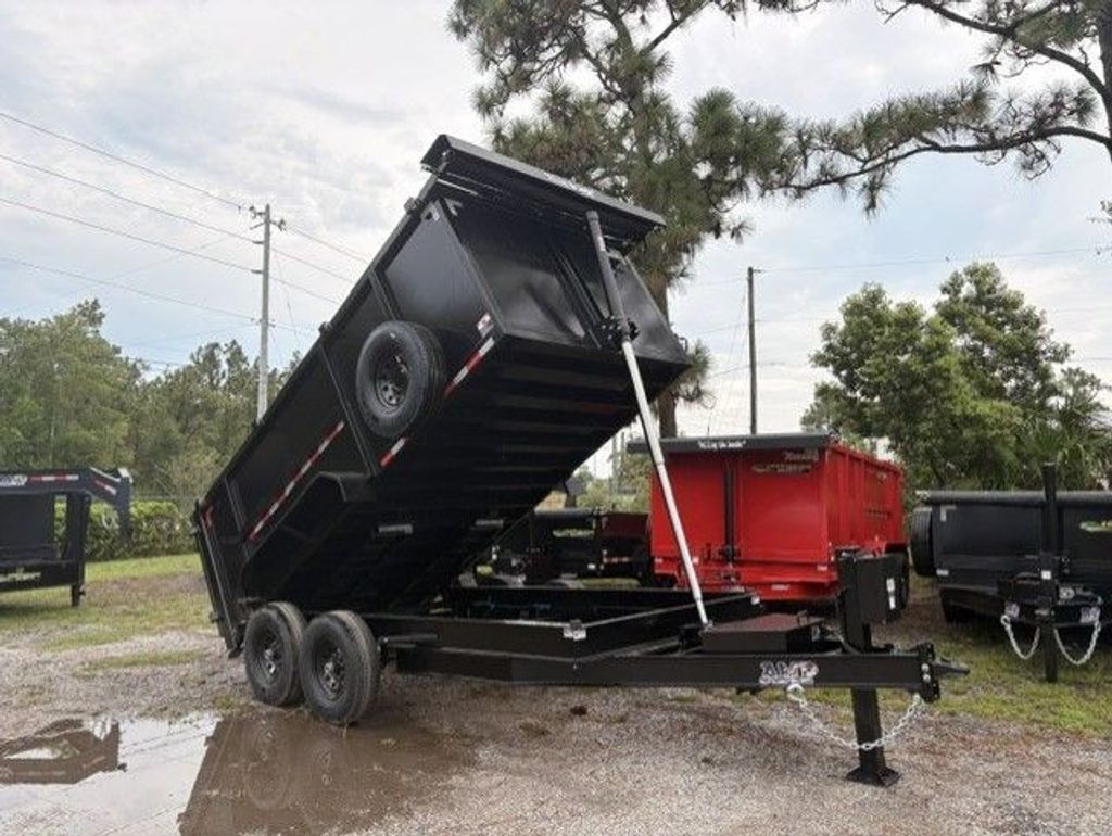 New 2027 AMP 7 x 14 High Side Dump Trailer 14,000 lb GVWR at Trailer Tails LLC
