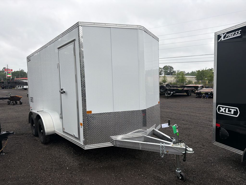 New 2026 Alcom 7 x 14 Aluminum Enclosed Trailer 7,000 lb GVWR at Trailer Tails LLC