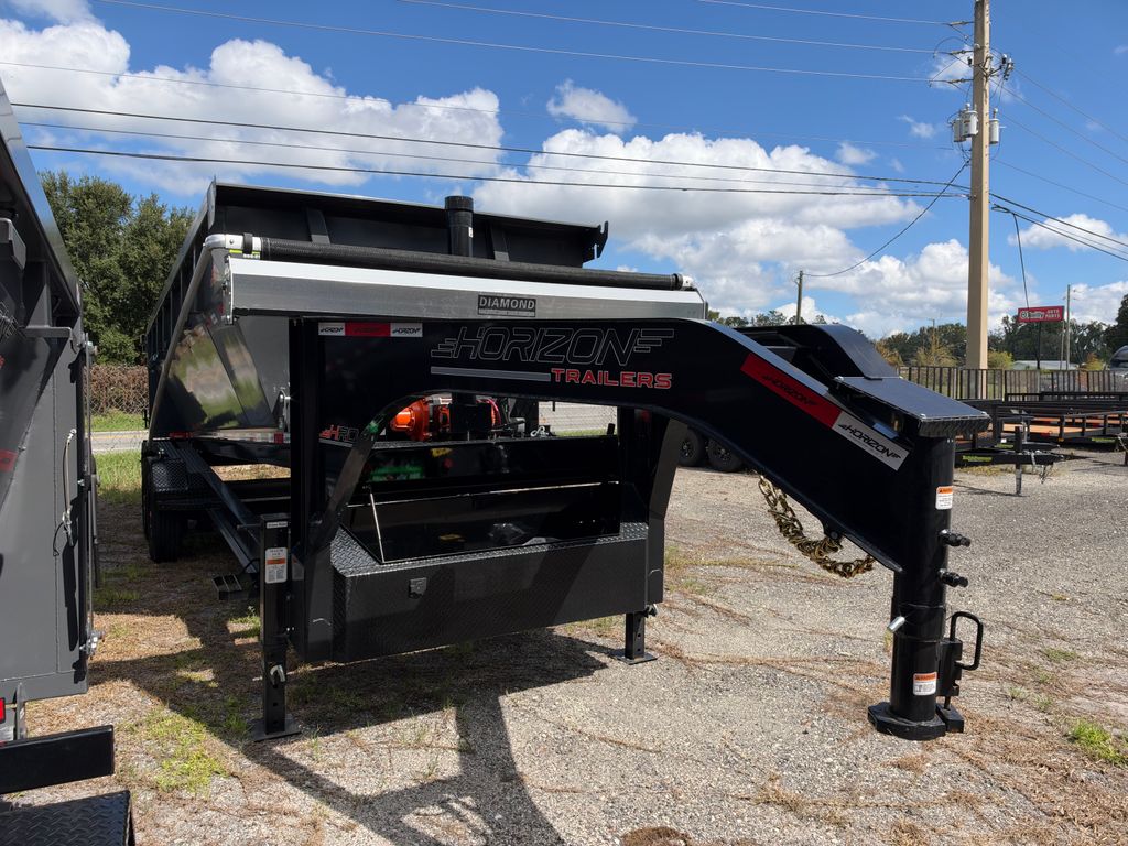 New 2027 Horizon 7 x 20 Gooseneck Roll Off Frame Trailer 25,000 lb GVWR at Trailer Tails LLC