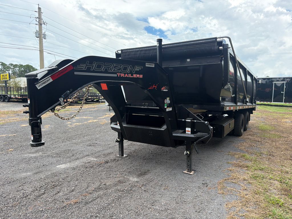 New 2027 Horizon 8 x 20 Gooseneck High Side Dump Trailer 25,000 lb GVWR at Trailer Tails LLC