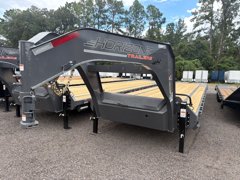 New 2027 Horizon 8.5 x 40 Gooseneck Flatbed Trailer 22k at Trailer Tails LLC