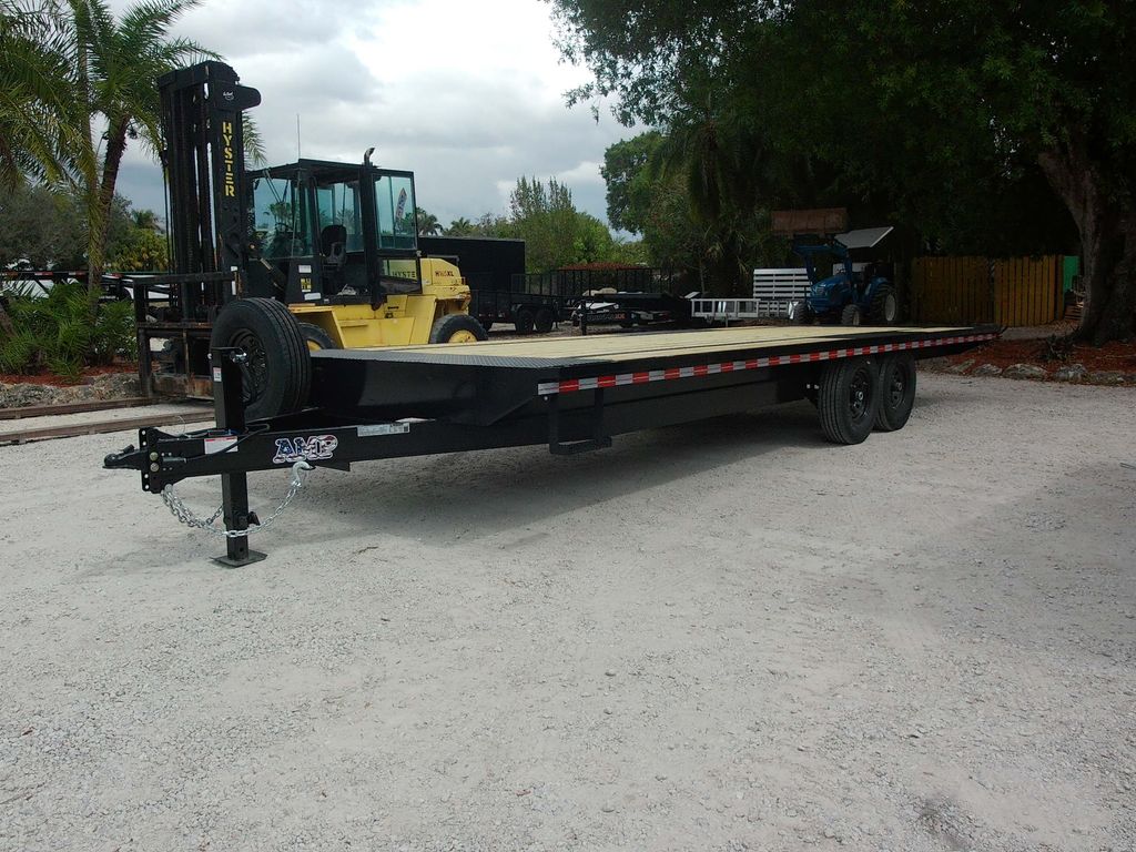 New 2026 AMP 8.5 x 24 Flatbed Trailer 14,000 lb GVWR at Trailer Tails LLC