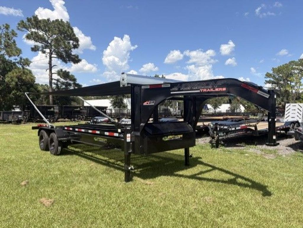 New 2027 Horizon 7 x 20 Gooseneck Roll Off Frame Trailer 25,000 lb GVWR at Trailer Tails LLC