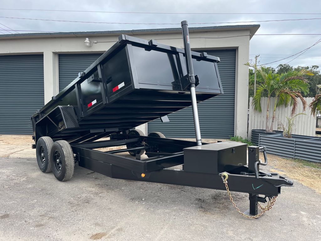 New 2026 Taylor 7 x 14 Low Side Dump Trailer 14k GVWR at Trailer Tails LLC