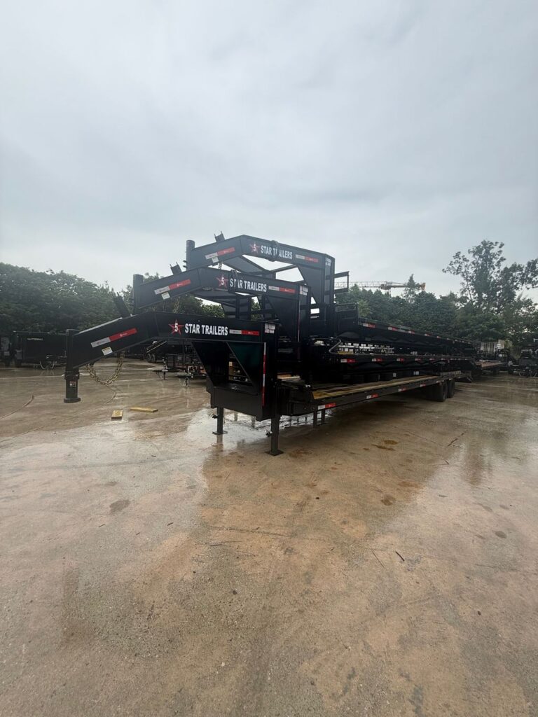 New 2027 5 Star 8.5 x 40 Gooseneck Flatbed Trailer 25,900 lb GVWR at Trailer Tails LLC