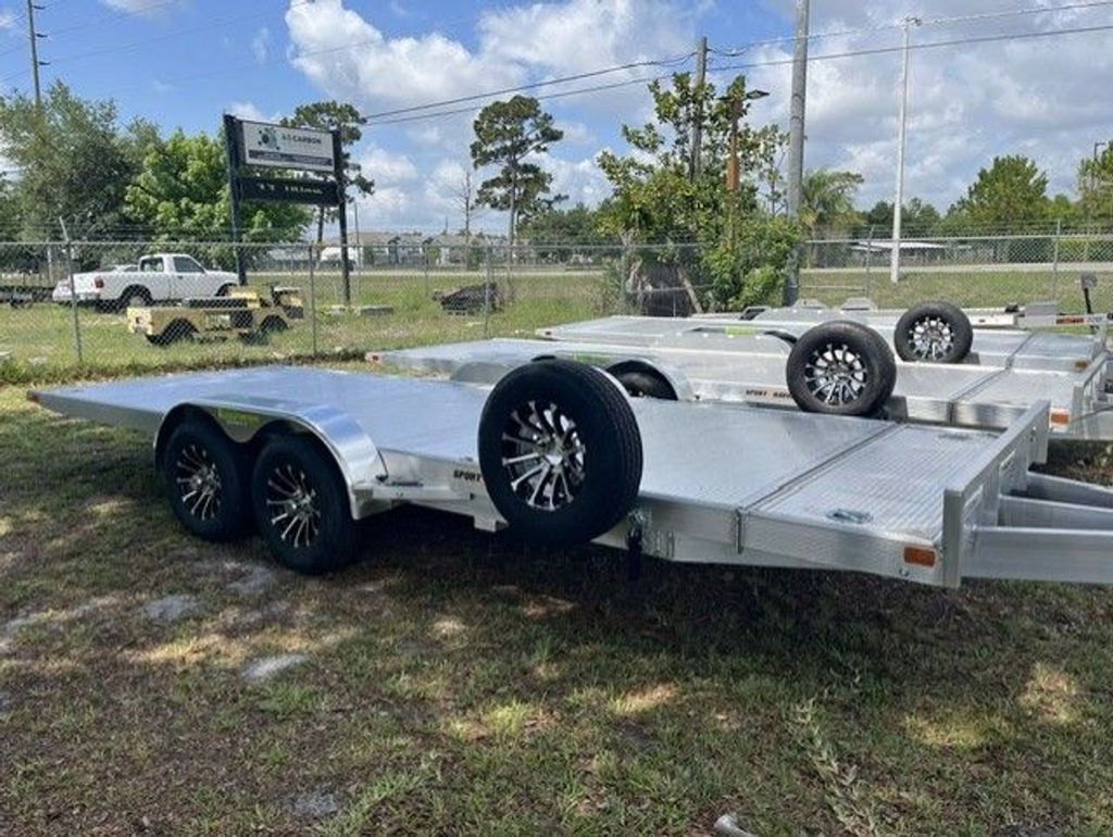 New 2026 Sport Haven 7 x 20 Aluminum Gravity Tilt Trailer 9,990 lb GVWR at Trailer Tails LLC