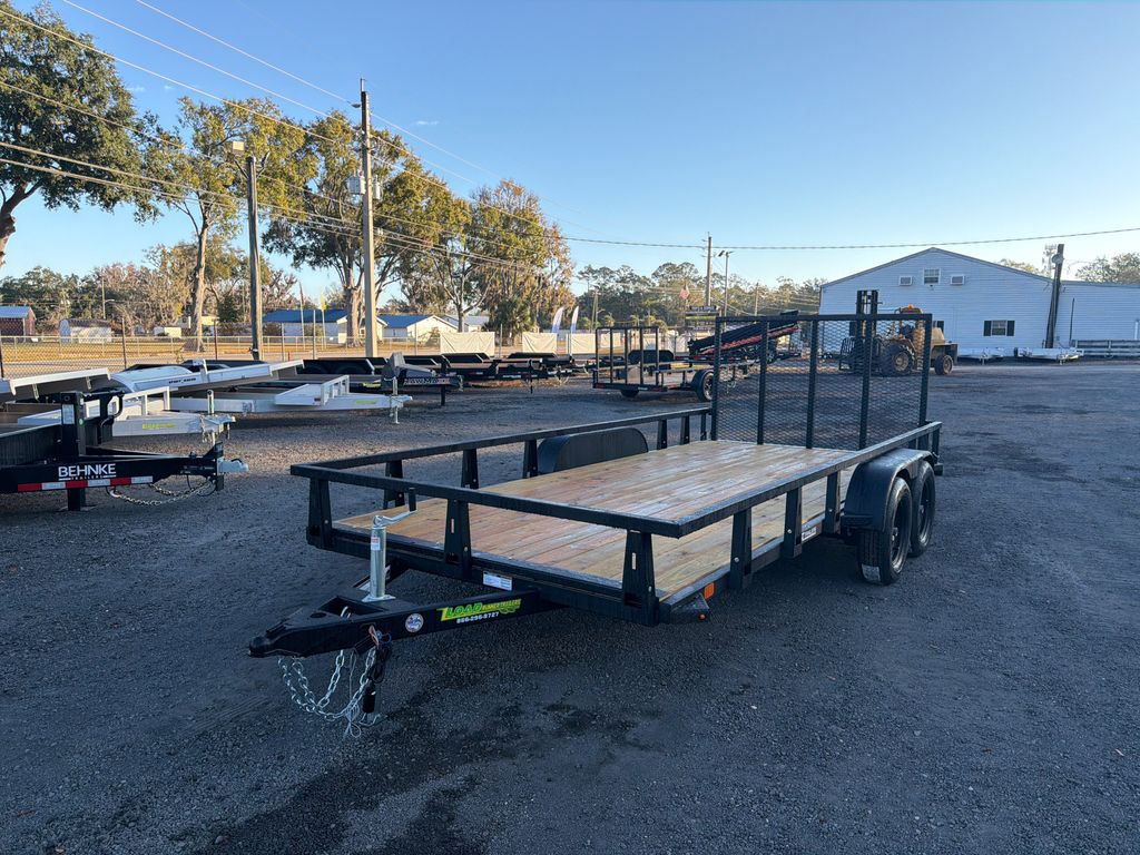 New 2026 HTC 7 x 16 Utility Trailer 7,000 lb GVWR at Trailer Tails LLC