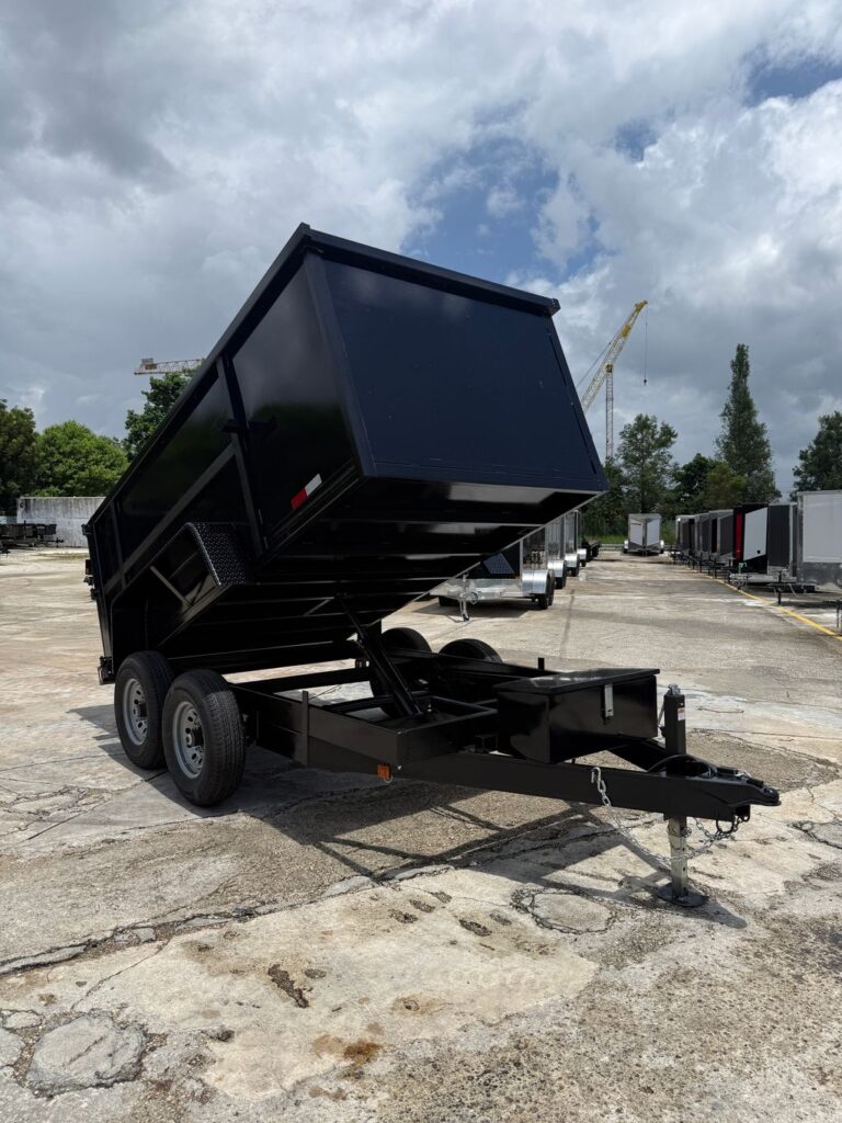 New 2026 Taylor 6 x 12 High Side Dump Trailer 12,000 lb GVWR at Trailer Tails LLC