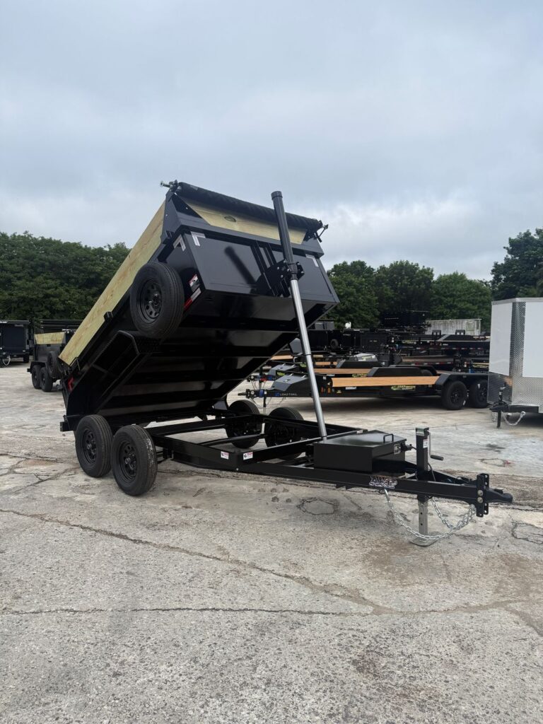 New 2027 AMP 6 x 10 Buildable Side Dump Trailer 7,000 lb GVWR at Trailer Tails LLC