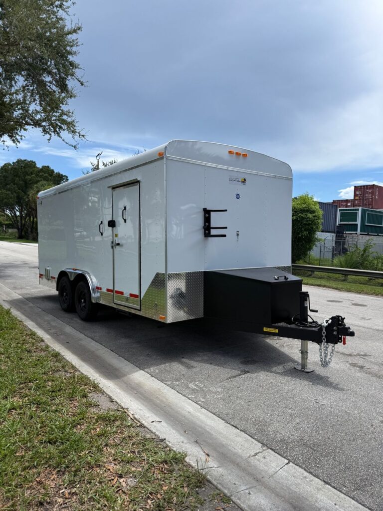 New 2026 Sun Coast 8 x 18 Enclosed Trailer 10,000 lb GVWR at Trailer Tails LLC