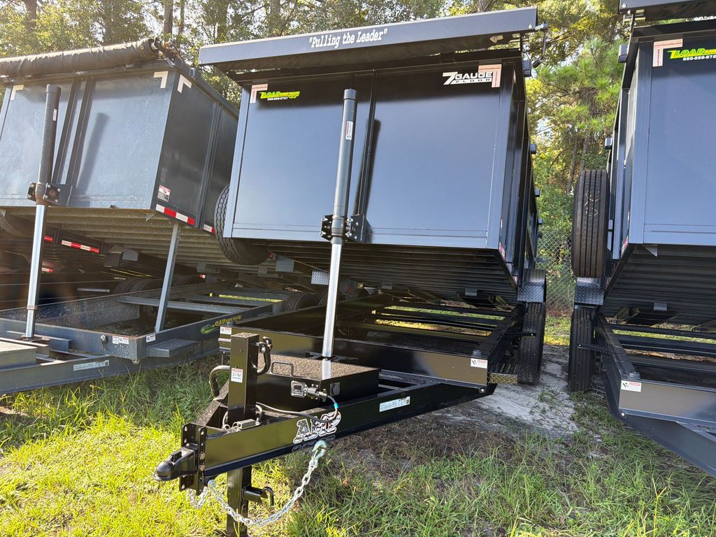 New 2026 AMP 7 x 16 High Side Dump Trailer 14,000 lb GVWR at Trailer Tails LLC