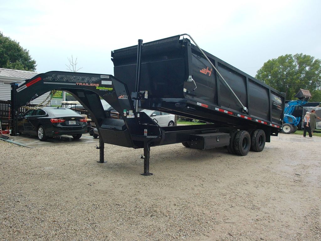 New 2027 Horizon 8 x 20 Gooseneck High Side Dump Trailer 25,000 lb GVWR at Trailer Tails LLC