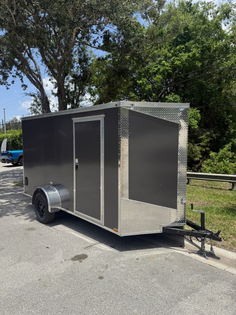 New 2027 Hook & Line 6 x 12 Enclosed Trailer 3,500 lb GVWR at Trailer Tails LLC