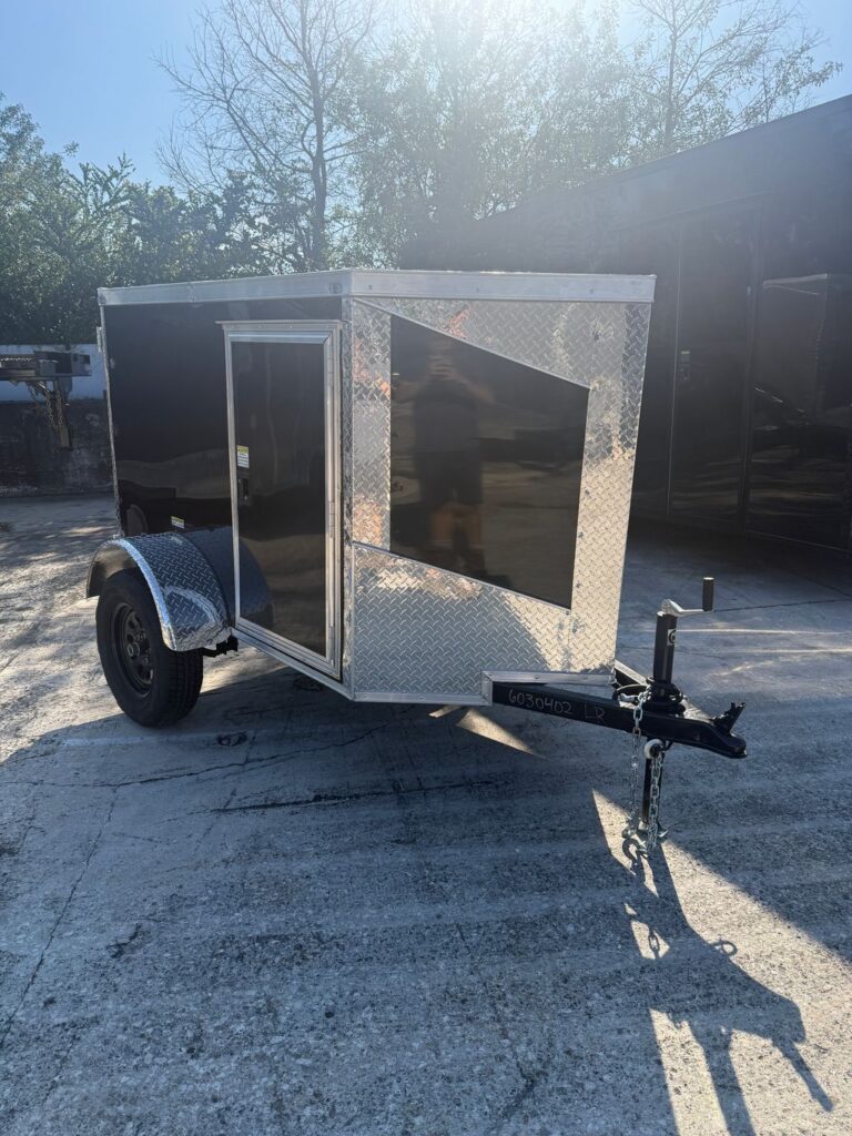 New 2026 Hook & Line 4 x 6 Enclosed Trailer 2,000 lb GVWR at Trailer Tails LLC
