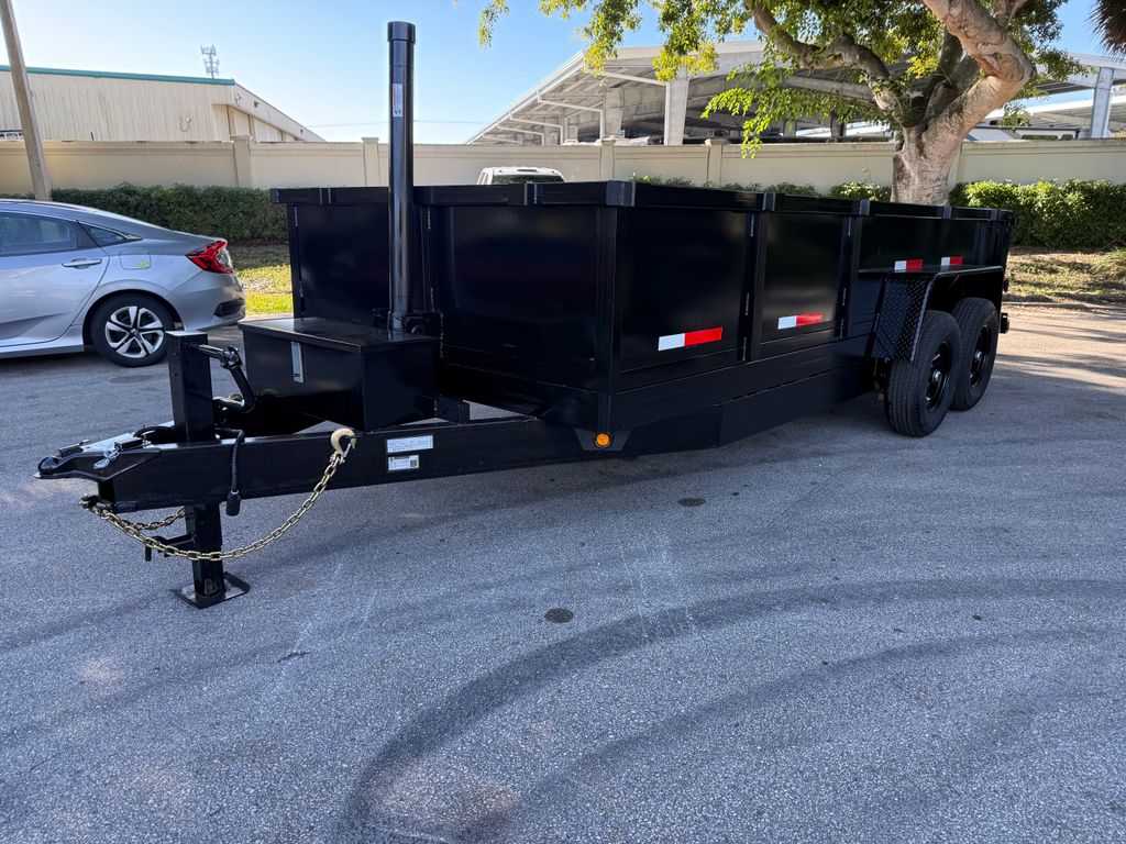 New 2026 Taylor 7 x 16 Low Side Dump Trailer 14k GVWR at Trailer Tails LLC