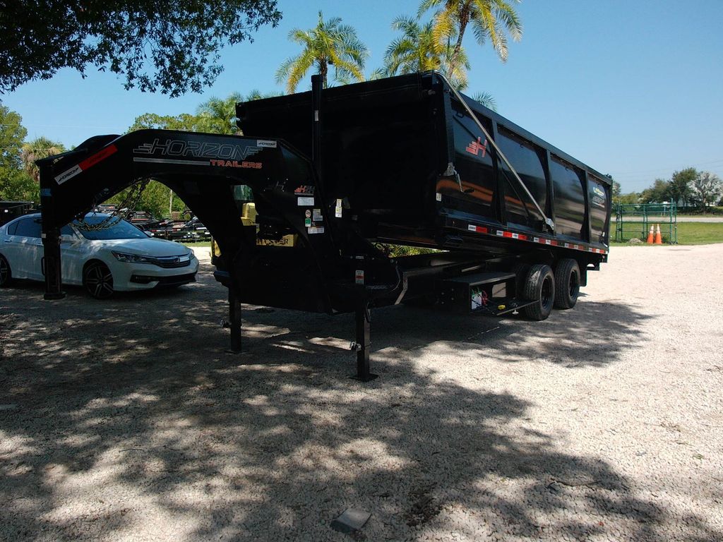 New 2026 Horizon 8 x 20 Gooseneck High Side Dump Trailer 25,900 lb GVWR at Trailer Tails LLC