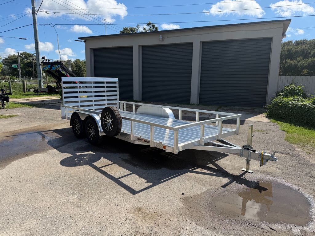New 2027 Sport Haven 7 x 16 Aluminum Utility Trailer 7,000 lb GVWR at Trailer Tails LLC
