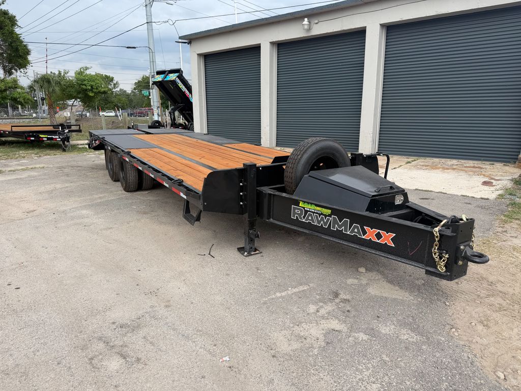 New 2026 Rawmaxx 8.5 x 25 Pintle Flatbed Trailer 24,000 lb GVWR at Trailer Tails LLC