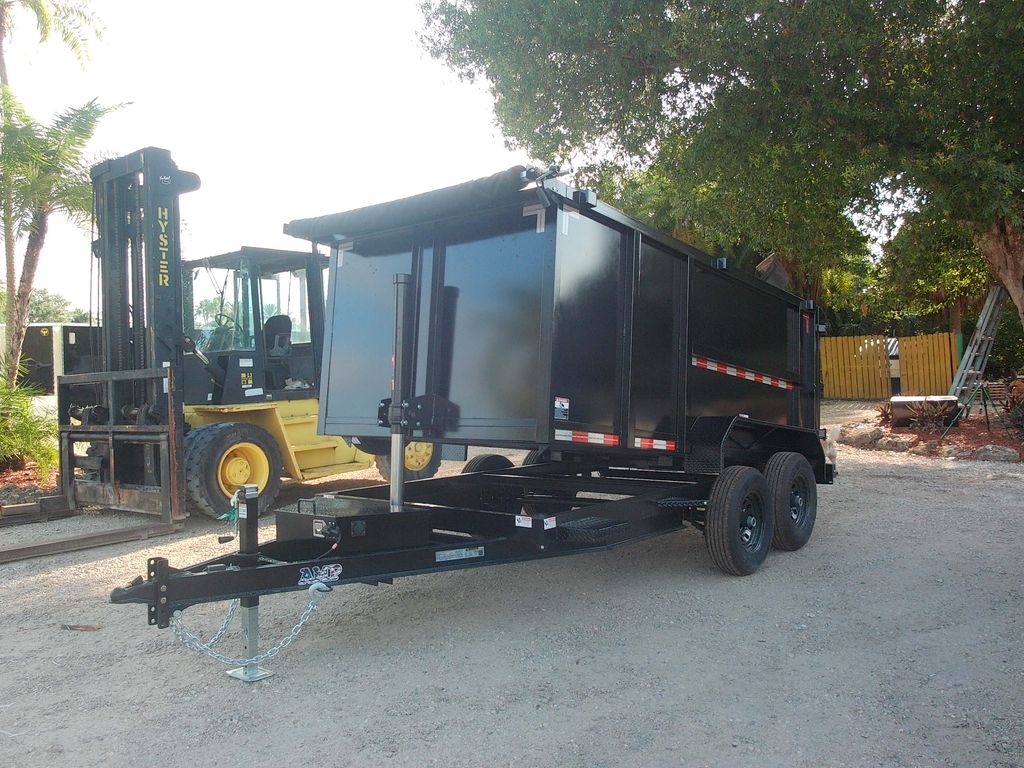 New 2026 AMP 6 x 12 High Side Dump Trailer 10,000 lb GVWR at Trailer Tails LLC