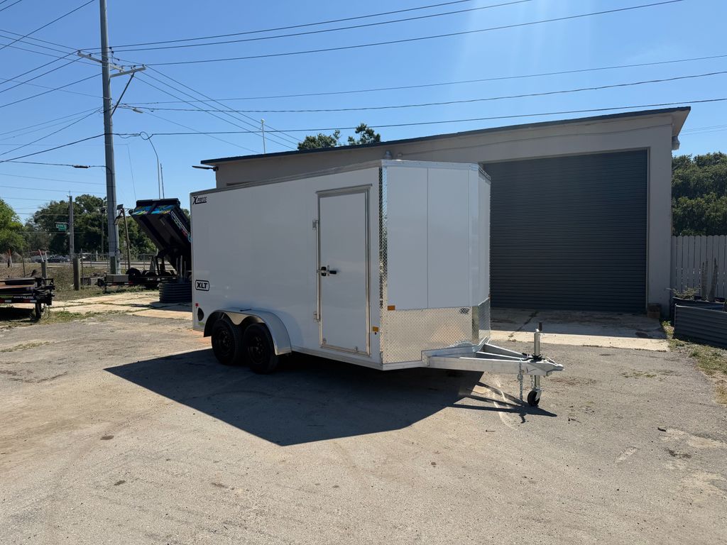New 2026 Alcom 7 x 14 Aluminum Enclosed Trailer 7,000 lb GVWR at Trailer Tails LLC
