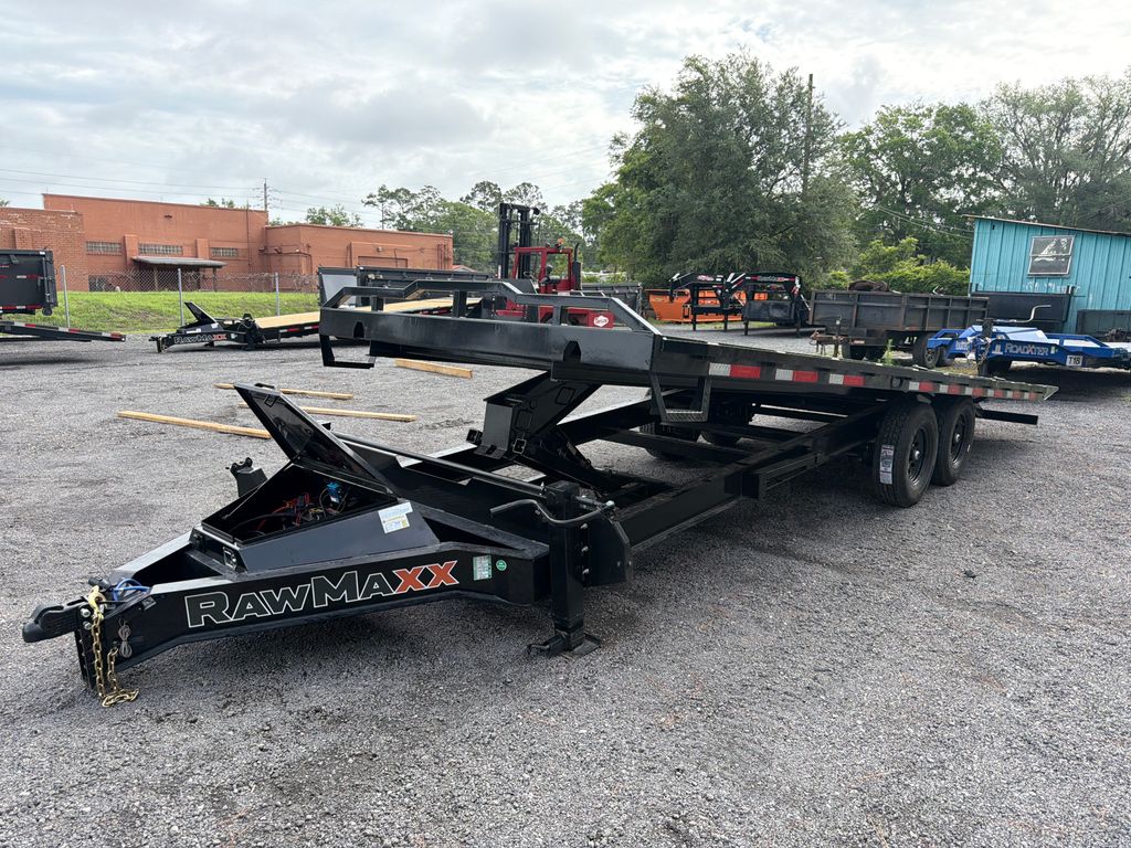 New 2026 Rawmaxx 8.5 x 24 Flatbed Tilt Trailer 14,000 lb GVWR at Trailer Tails LLC