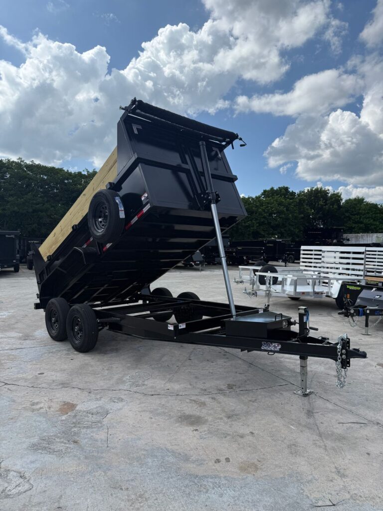 New 2027 AMP 6 x 12 Buildable Side Dump Trailer 10,000 lb GVWR at Trailer Tails LLC
