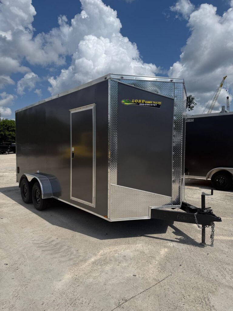 New 2026 Hook & Line 7 x 16 Enclosed 7k Cargo Trailer at Trailer Tails LLC