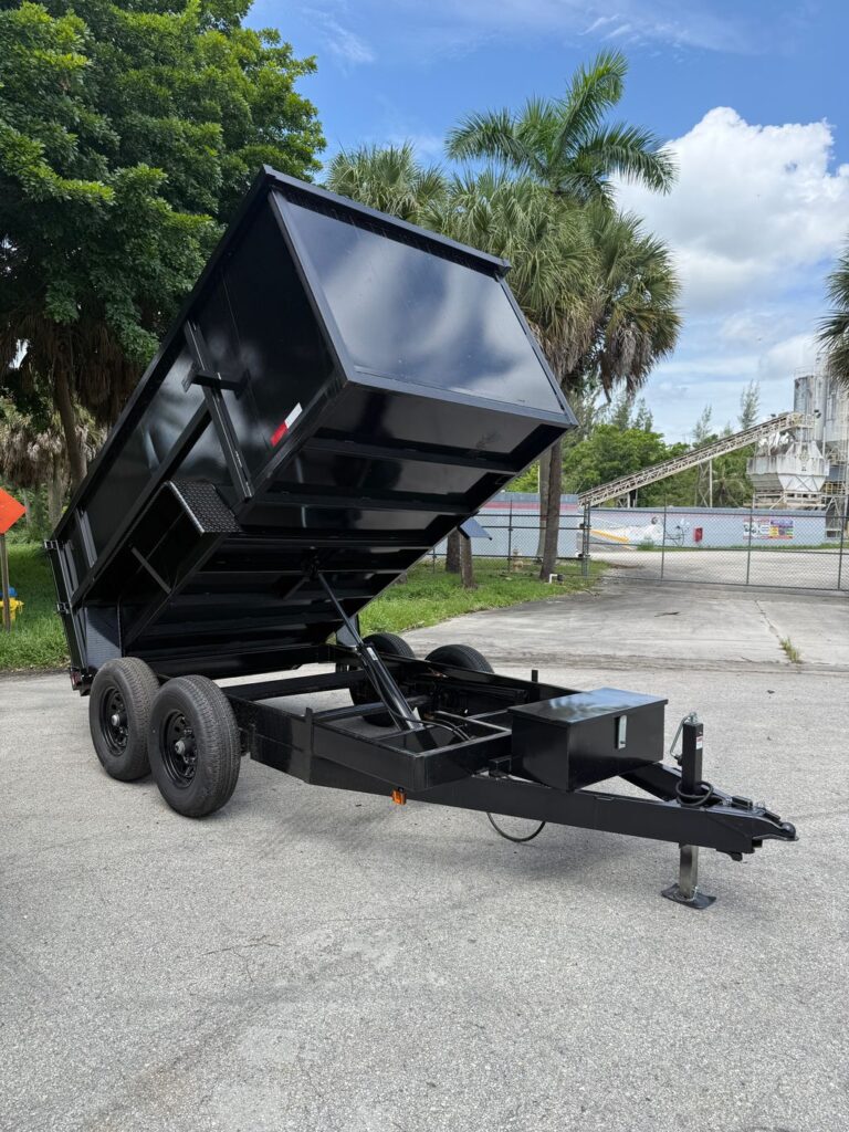 New 2026 Taylor 6 x 12 High Side Dump Trailer 12,000 lb GVWR at Trailer Tails LLC