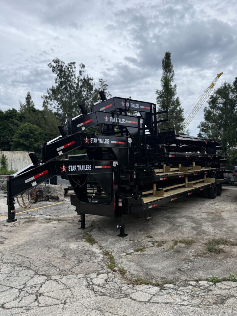 New 2027 5 Star 8.5 x 40 Gooseneck Flatbed Trailer 22,000 lb GVWR at Trailer Tails LLC