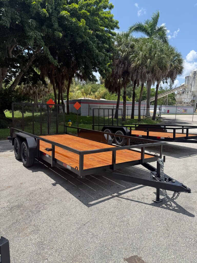 New 2026 Worldwide 7 x 16 Utility Trailer 7,000 lb GVWR at Trailer Tails LLC