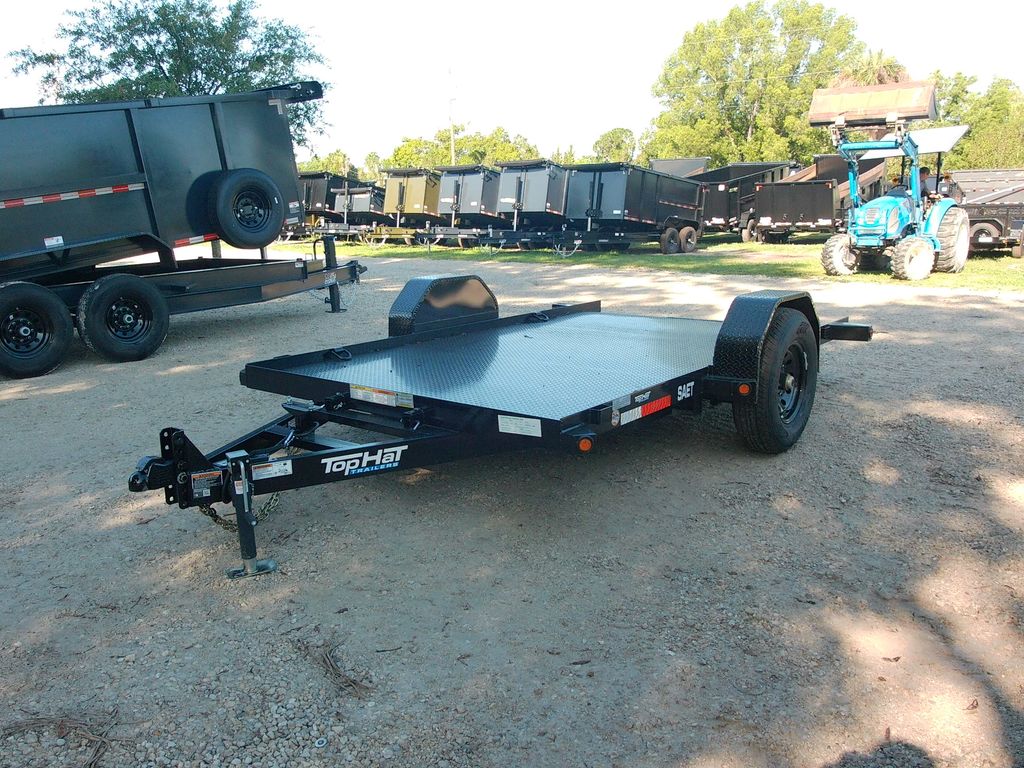 New 2026 Top Hat 7 x 12 Gravity Tilt Trailer 7,000 lb GVWR at Trailer Tails LLC