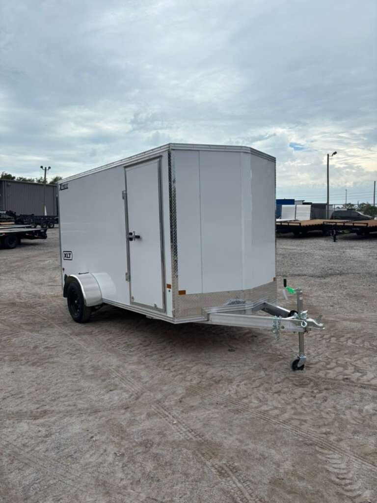New 2026 Alcom 6 x 12 Aluminum Enclosed Trailer 2,990 lb GVWR at Trailer Tails LLC