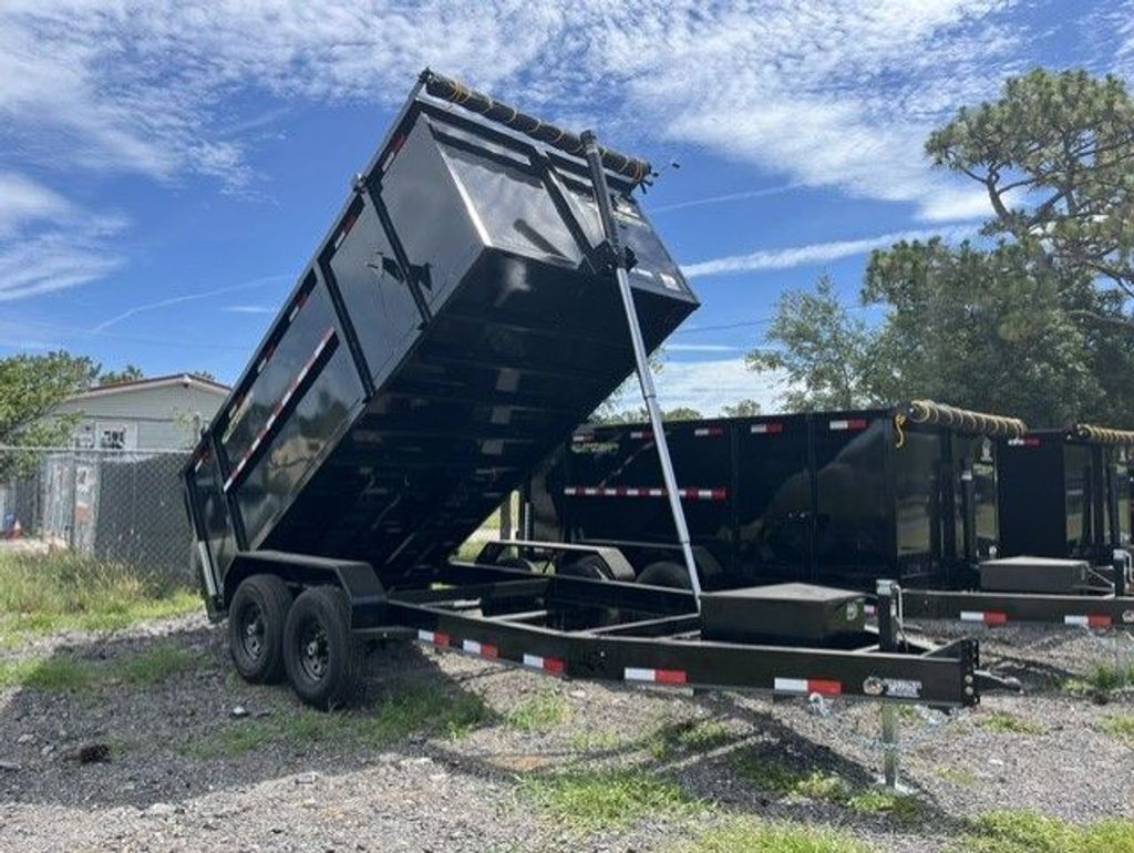 New 2026 Panther Cargo 7 x 14 High Side Dump Trailer 14,000 lb GVWR at Trailer Tails LLC