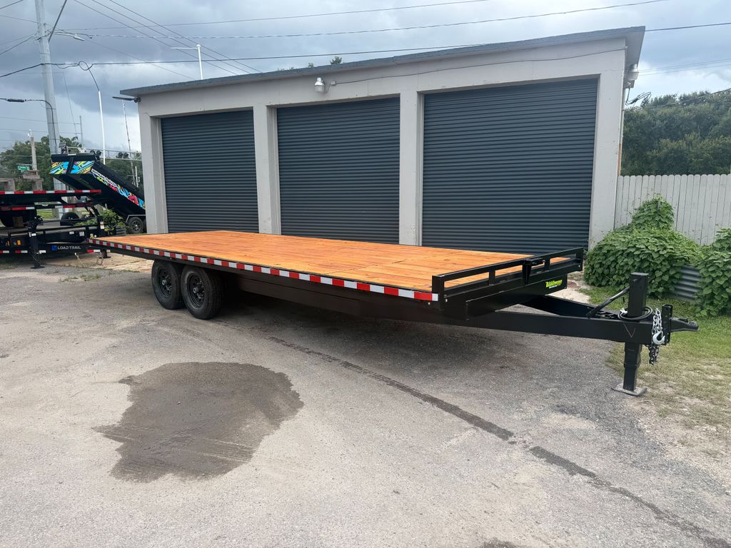 New 2026 Worldwide 8.5 x 24 Flatbed Trailer 14,000 lb GVWR at Trailer Tails LLC