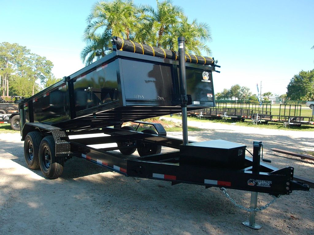 New 2026 Panther Cargo 7 x 14 Low Side Dump Trailer 14,000 lb GVWR at Trailer Tails LLC