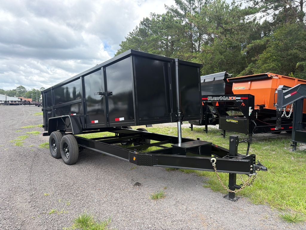 New 2026 Taylor 7 x 16 High Side Dump Trailer 14,000 lb GVWR at Trailer Tails LLC