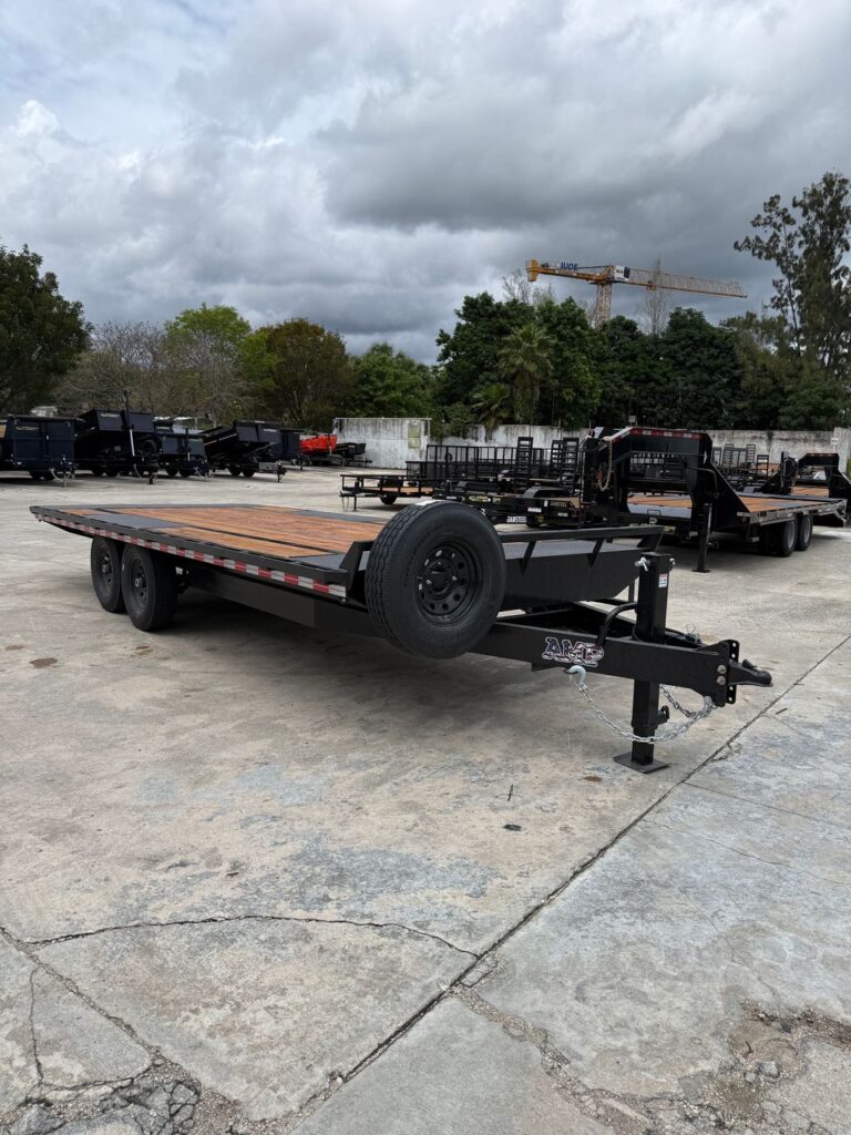 New 2026 AMP 8.5 x 20 Flatbed Trailer 14,000 lb GVWR at Trailer Tails LLC