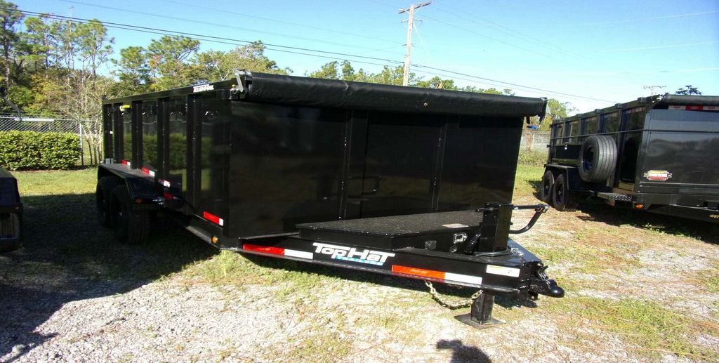 New 2025 Top Hat 7 x 14 High Side Dump 14k Trailer at Trailer Tails LLC