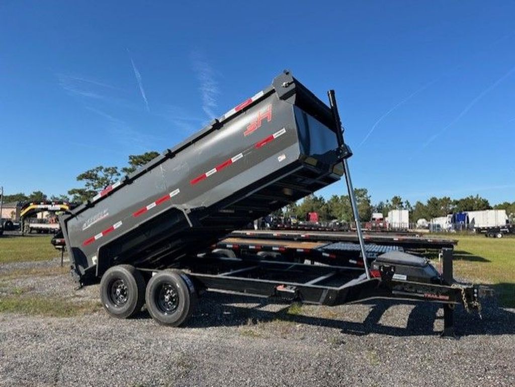 New 2026 Horizon 7 x 14 High Side Dump Trailer 14,000 lb GVWR at Trailer Tails LLC