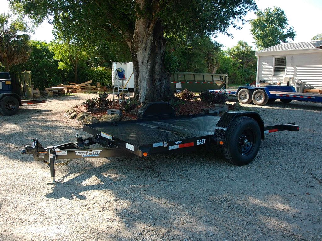 New 2026 Top Hat 7 x 12 Gravity Tilt Trailer 7,000 lb GVWR at Trailer Tails LLC
