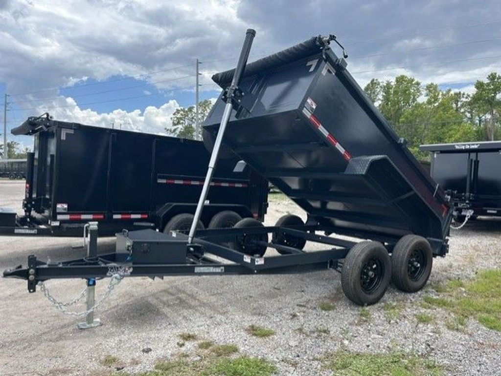 New 2026 AMP 6 x 10 Low Side Dump Trailer 7,000 lb GVWR at Trailer Tails LLC