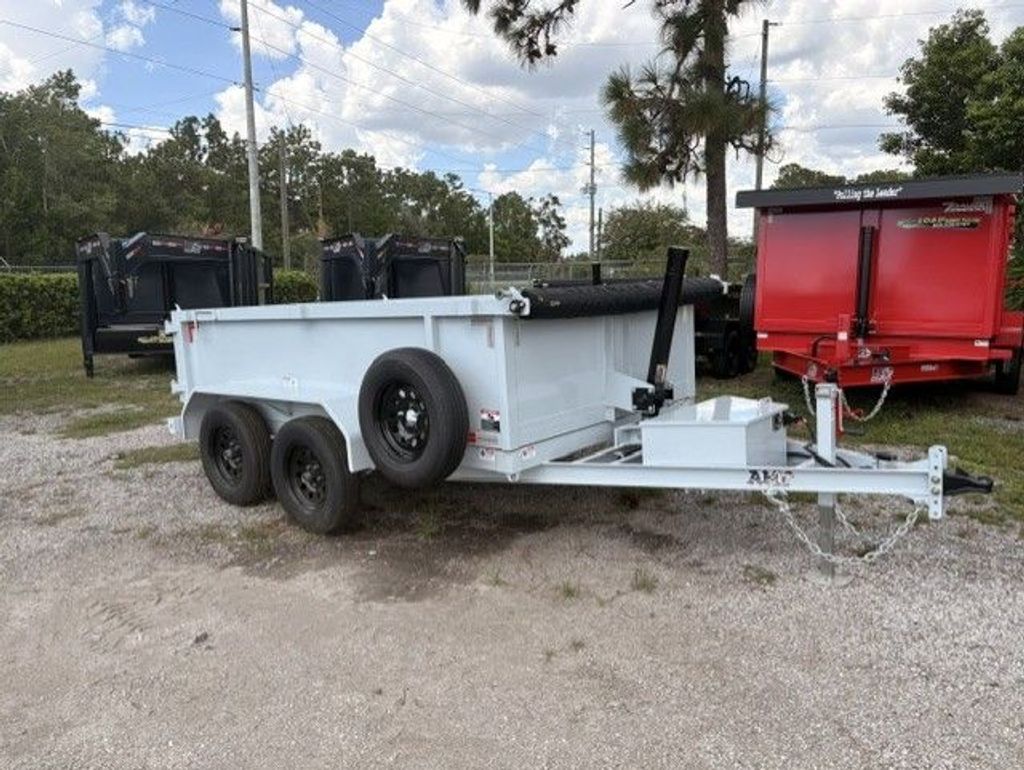 New 2026 AMP 6 x 10 Low Side Dump Trailer 7,000 lb GVWR at Trailer Tails LLC